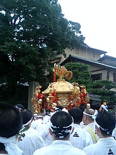 祇園祭神輿は晴れました