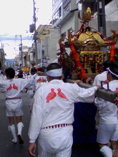 京都高倉御池の御所八幡宮御神輿